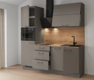Nobilia SPA Galley kitchen 210 cm with appliances planning 3 4