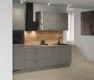 Nobilia SPA Galley kitchen 270 cm with appliances planning 3 1