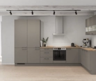 Nobilia SPA L-shaped kitchen 366,6 cm x 246,6 cm with appliances planning 4 0