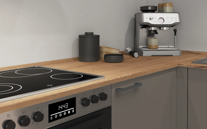 Nobilia SPA L-shaped kitchen 366,6 cm x 246,6 cm with appliances planning 4 3