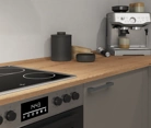 Nobilia SPA L-shaped kitchen 366,6 cm x 246,6 cm with appliances planning 4 3