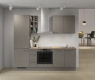Nobilia SPA Galley kitchen 240 cm with appliances planning 4 0