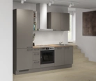 Nobilia SPA Galley kitchen 240 cm with appliances planning 4 1