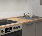 Nobilia SPA Galley kitchen 240 cm with appliances planning 4 3
