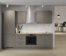 Nobilia SPA Galley kitchen 270 cm with appliances planning 4 0