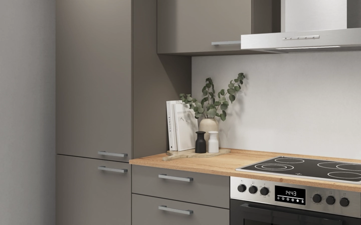 Nobilia SPA Galley kitchen 270 cm with appliances planning 4 2