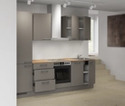 Nobilia SPA Galley kitchen 270 cm with appliances planning 4 4