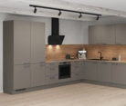 Nobilia SPA L-shaped kitchen 366,6 cm x 246,6 cm with appliances planning 5 1
