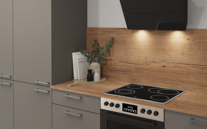 Nobilia SPA L-shaped kitchen 366,6 cm x 246,6 cm with appliances planning 5 2
