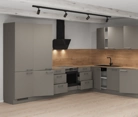 Nobilia SPA L-shaped kitchen 366,6 cm x 246,6 cm with appliances planning 5 4