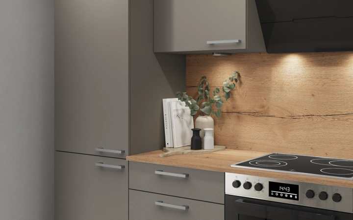 Nobilia SPA Galley kitchen 270 cm with appliances planning 5 2