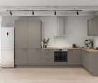 Nobilia SPA L-shaped kitchen 366,6 cm x 246,6 cm with appliances planning 6 0
