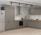 Nobilia SPA L-shaped kitchen 366,6 cm x 246,6 cm with appliances planning 6 1