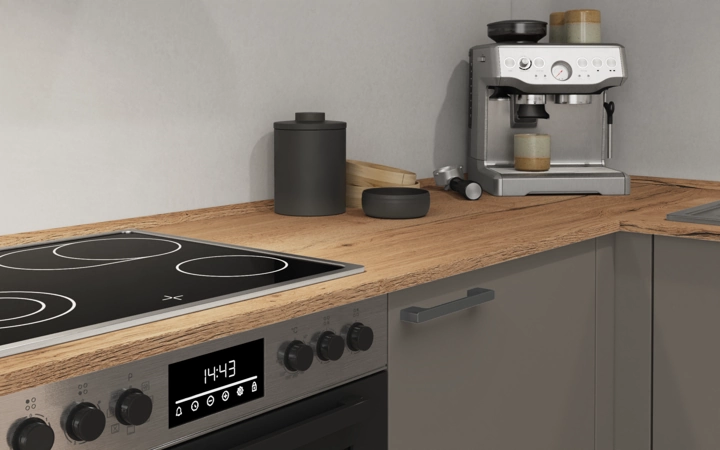 Nobilia SPA L-shaped kitchen 366,6 cm x 246,6 cm with appliances planning 6 3