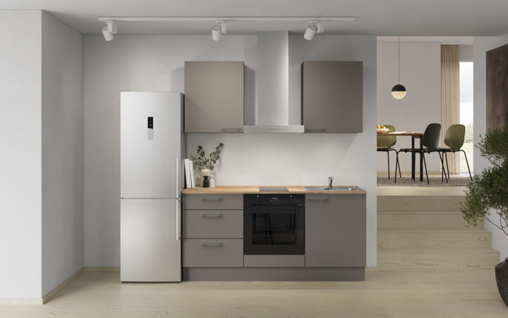 Nobilia SPA Galley kitchen 180 cm with appliances planning 6 0