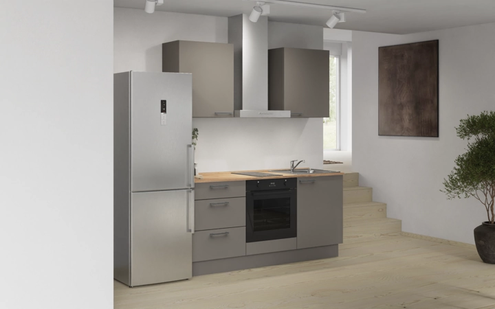 Nobilia SPA Galley kitchen 180 cm with appliances planning 6 1