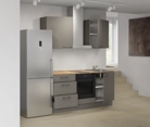 Nobilia SPA Galley kitchen 180 cm with appliances planning 6 4