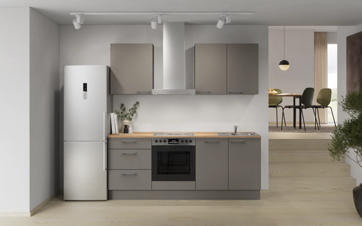 Nobilia SPA Galley kitchen 210 cm with appliances planning 6 0