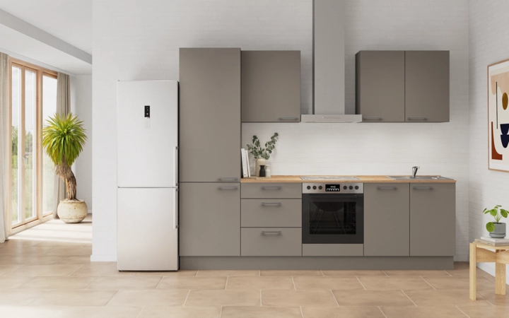 Nobilia SPA Galley kitchen 270 cm with appliances planning 6 0