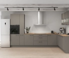 Nobilia SPA L-shaped kitchen 366,6 cm x 246,6 cm with appliances planning 7 0