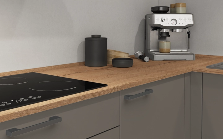 Nobilia SPA L-shaped kitchen 366,6 cm x 246,6 cm with appliances planning 7 3