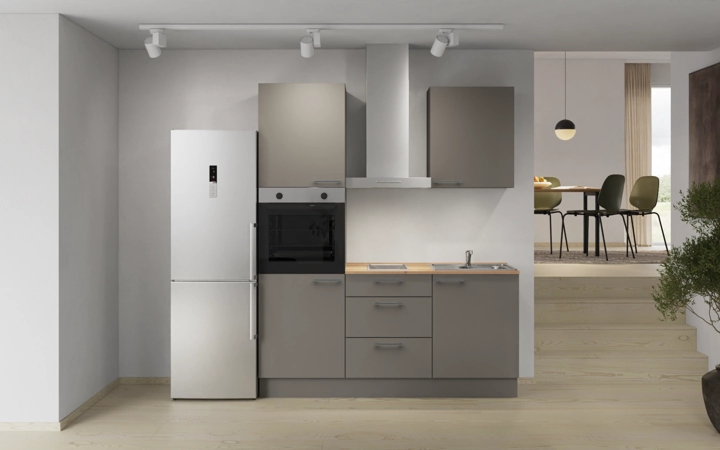 Nobilia SPA Galley kitchen 180 cm with appliances planning 7 0
