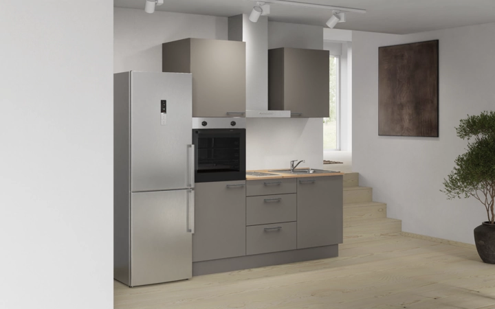 Nobilia SPA Galley kitchen 180 cm with appliances planning 7 1