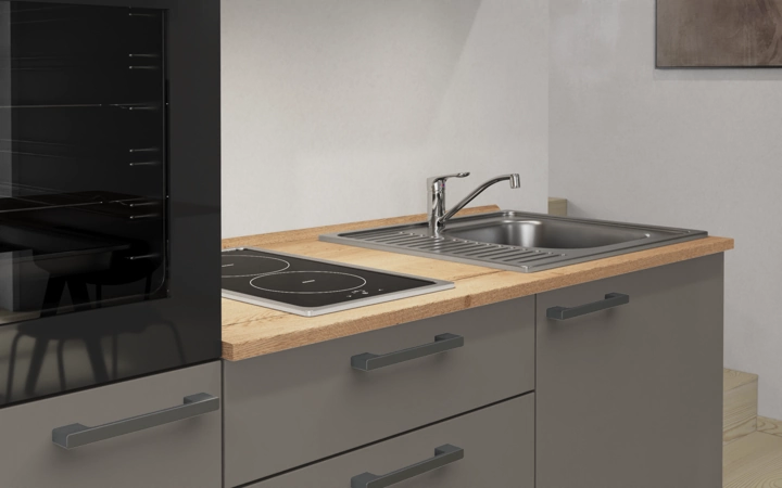 Nobilia SPA Galley kitchen 180 cm with appliances planning 7 3