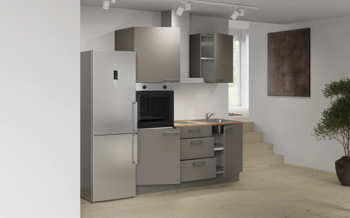 Nobilia SPA Galley kitchen 180 cm with appliances planning 7 4