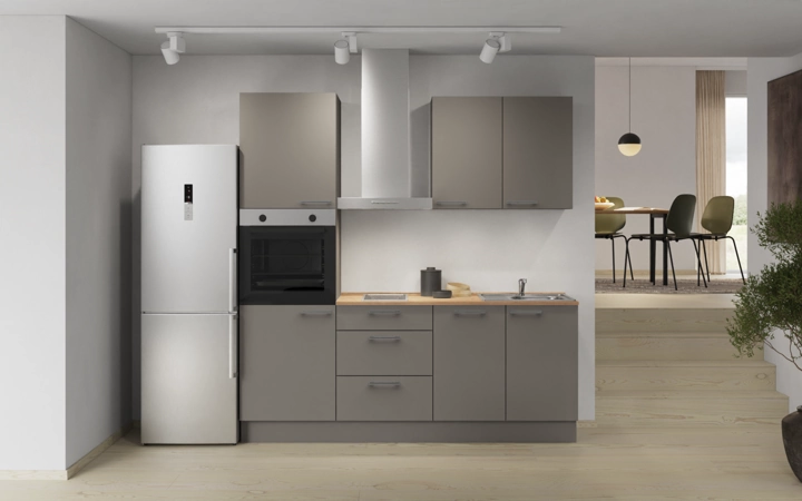Nobilia SPA Galley kitchen 210 cm with appliances planning 7 0