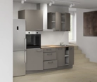 Nobilia SPA Galley kitchen 210 cm with appliances planning 7 4