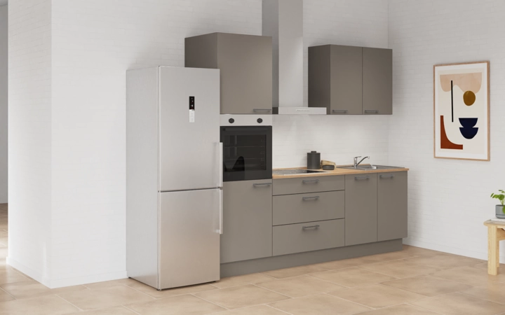 Nobilia SPA Galley kitchen 240 cm with appliances planning 7 1