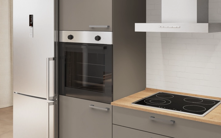 Nobilia SPA Galley kitchen 240 cm with appliances planning 7 2