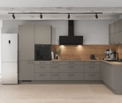 Nobilia SPA L-shaped kitchen 366,6 cm x 246,6 cm with appliances planning 8 0