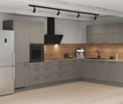 Nobilia SPA L-shaped kitchen 366,6 cm x 246,6 cm with appliances planning 8 1