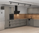 Nobilia SPA L-shaped kitchen 366,6 cm x 246,6 cm with appliances planning 8 4