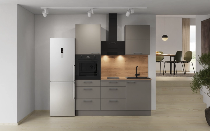 Nobilia SPA Galley kitchen 180 cm with appliances planning 8 0
