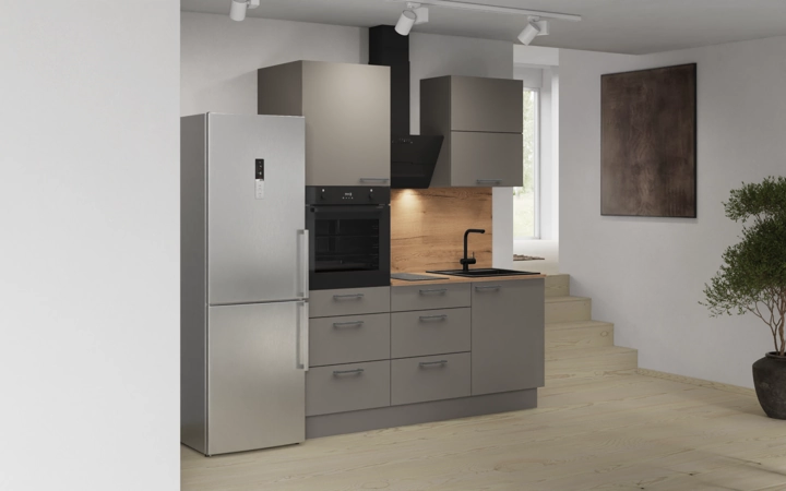 Nobilia SPA Galley kitchen 180 cm with appliances planning 8 1