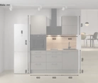 Nobilia SPA Galley kitchen 180 cm with appliances planning 8 5