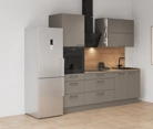 Nobilia SPA Galley kitchen 240 cm with appliances planning 8 1