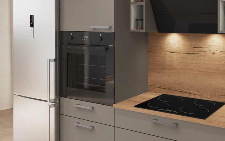 Nobilia SPA Galley kitchen 240 cm with appliances planning 8 2