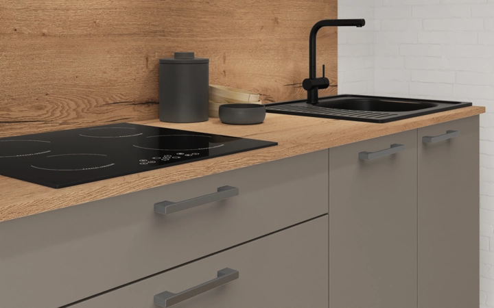 Nobilia SPA Galley kitchen 240 cm with appliances planning 8 3