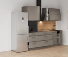 Nobilia SPA Galley kitchen 240 cm with appliances planning 8 4