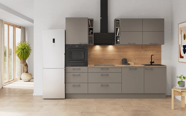 Nobilia SPA Galley kitchen 270 cm with appliances planning 8 0