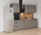 Nobilia SPA Galley kitchen 270 cm with appliances planning 8 1