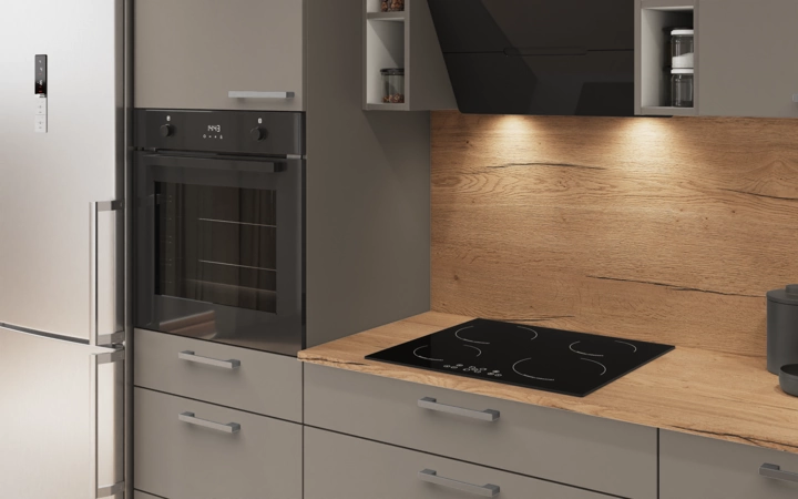Nobilia SPA Galley kitchen 270 cm with appliances planning 8 2