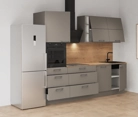 Nobilia SPA Galley kitchen 270 cm with appliances planning 8 4