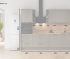 Nobilia SPA Galley kitchen 270 cm with appliances planning 8 5
