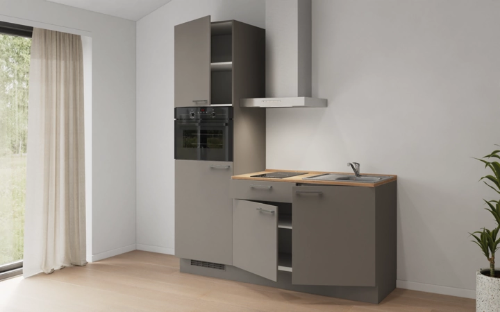 Nobilia SPA Galley kitchen 180 cm with appliances planning 9 4