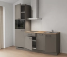 Nobilia SPA Galley kitchen 210 cm with appliances planning 9 4